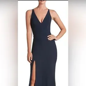 open lace back dress Cherilyn Dress – Dress the Population main image 1